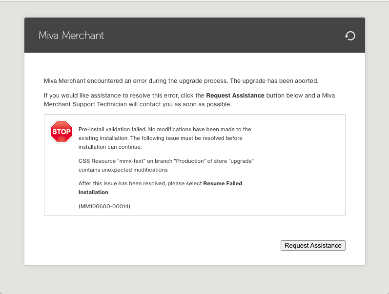 upgrade validation
